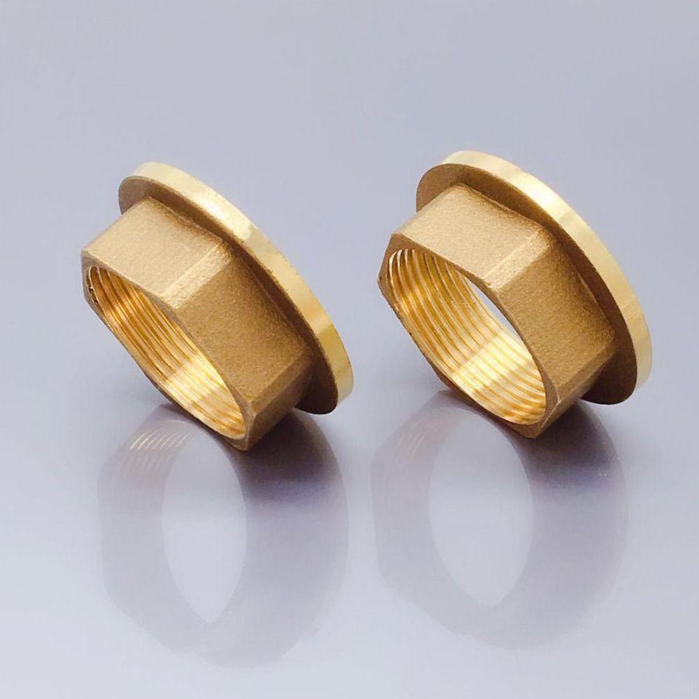 New Durable Gold Brass Pipe Fitting Copper Hardware Accessories Hose Joint Multi Size Fixed Water Gap Fixed Fittings Tool