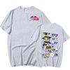 Japanese Anime Jojo Bizarre Adventure T Shirt Funny Cartoon T-Shirt Casual Street Hip Hop Cotton Men's And Women's T-Shirt