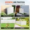 48" W x 48" H Vinyl Privacy Fence Panels, Air Conditioner Fence, Outdoor Privacy Screens for Trash Can, Pool Equipment Enclosure, Privacy Screen Kit