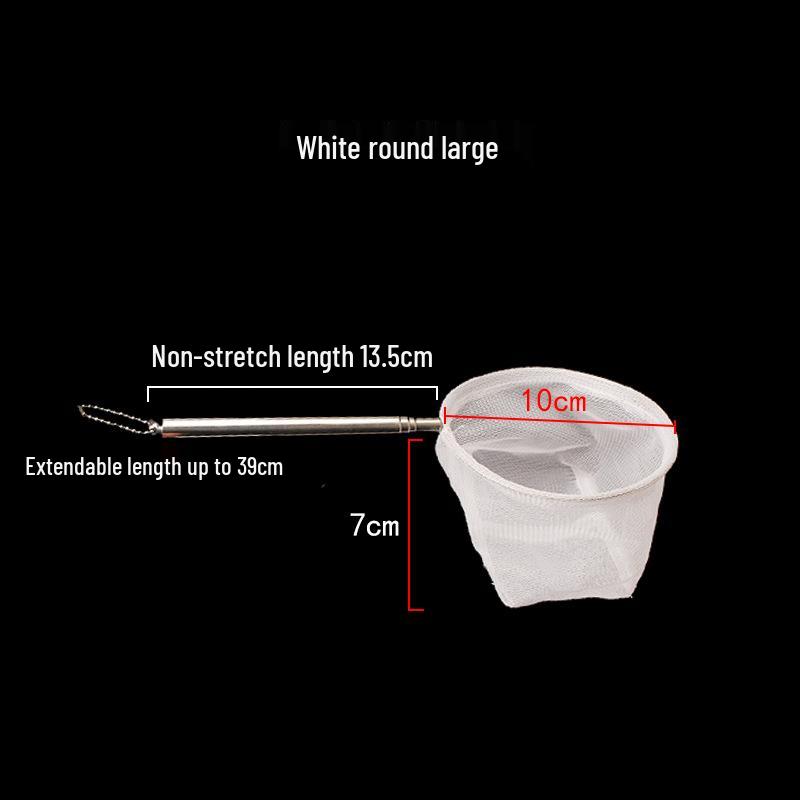 Plasă de Pește Retractabilă 3D din Oțel Inoxidabil pentru Acvarii și Pescuit