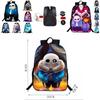Undertale Sans 16 Inch Children Backpack With Durable Polyester Material And Adjustable Padded Shoulder Straps