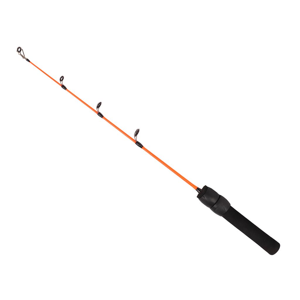 50cm Mini Ice Fishing Rod Short Portable FRP Ice Fishing Pole with EVA Anti Slip Handle