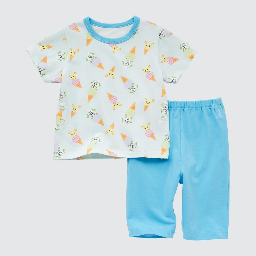 

UNIQLO JAPAN E Tele Kids Character Collection Dry Pajamas Short Sleeve