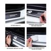 Carbon Fiber Car Door Threshold Protector Stickers Auto Interior Accessories For Vauxhall VXR8 Astra Zafira Vectra Tigra Corsa D