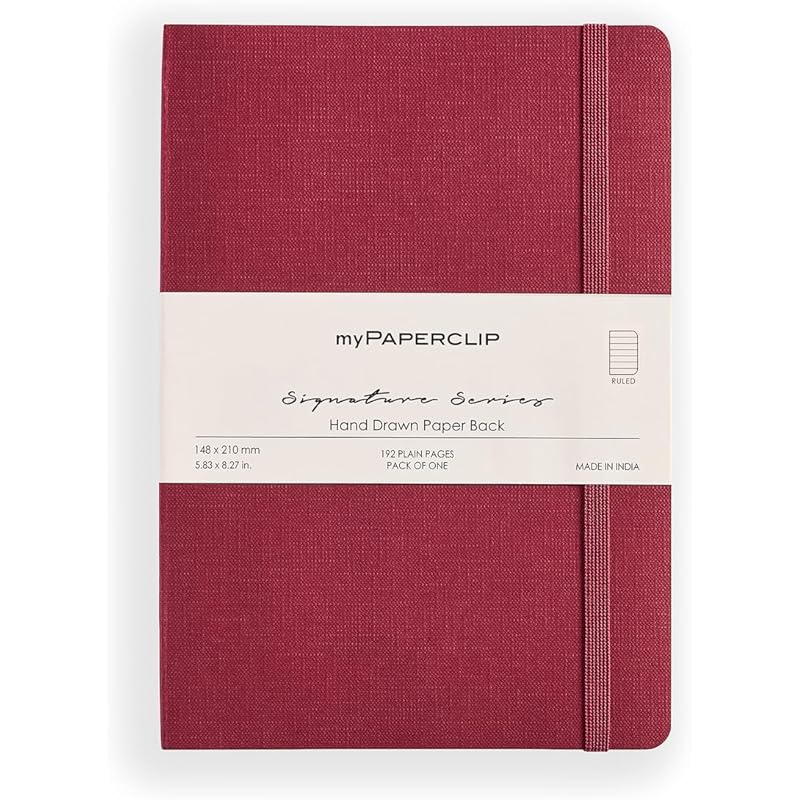 Mypaperclip Signature Series A5 Ruled Notebook 5