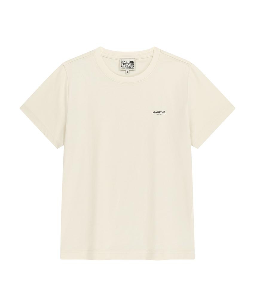 Malittepeulangsowajeobeo W Small Regular Logo Tee Cream
