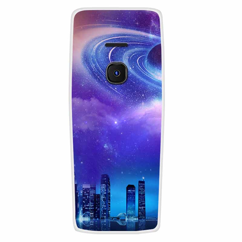 For Nokia 8210 4G Case Soft Silicone Owl Wolf Fashion Back Covers for Nokia 6300 4G Cases Lovely Painted Marble Protection Bags