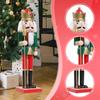 Nutcracker Statue Tabletop Ornament Wood Sculpture Crafts for Housewarming Desktop