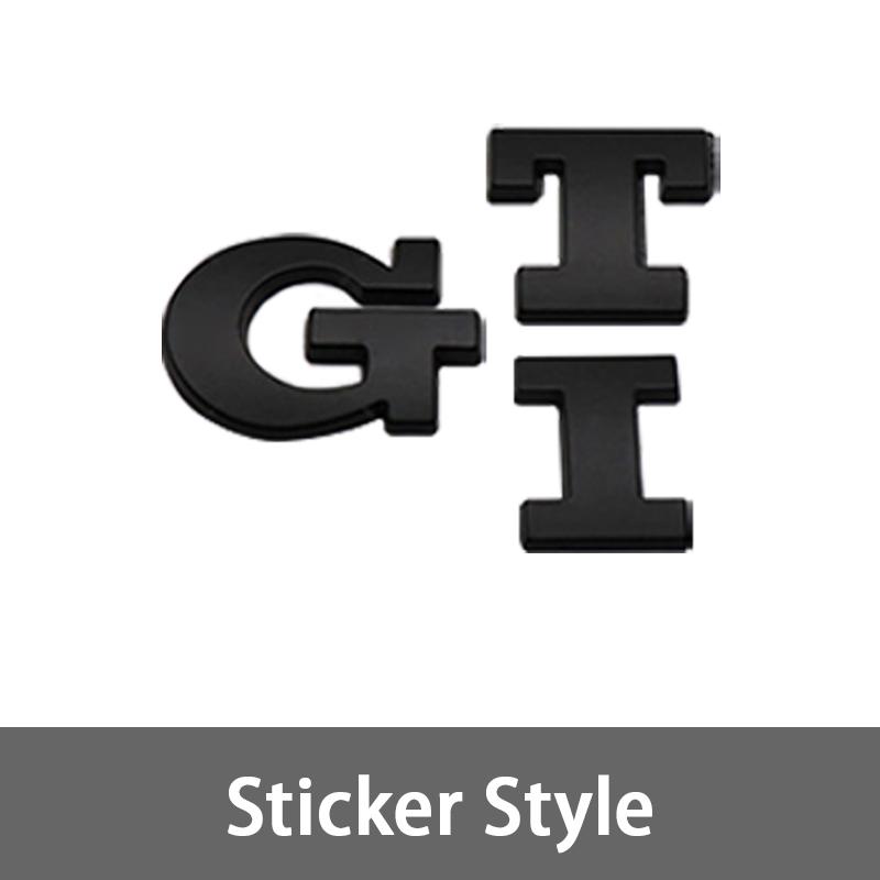 

2026 Hot For VOLKSWAGEN VW 3D Metal Car Rear Trunk Logo Sticker Grill Emblems Badge Decals For VW Golf GTI 2 3 4 5 6 8 MK2 MK3 M