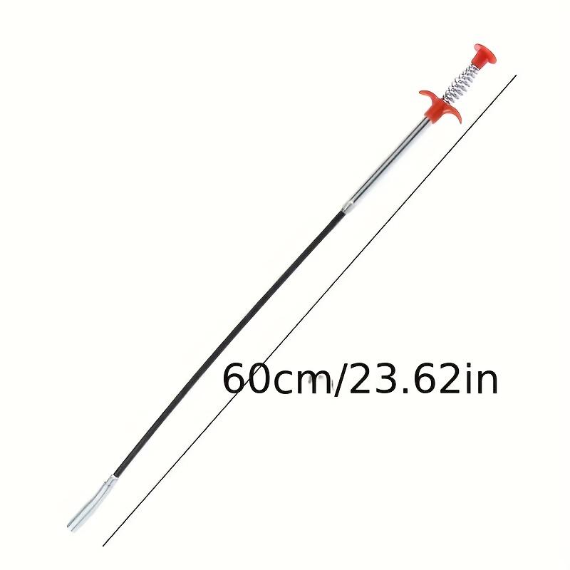 

Инструмент для прочистки унитаза - Бытовой очиститель слива унитаза с 4 захватами, Гибкий ручной захват для канализации, Захват для мусора для бытовых раковин