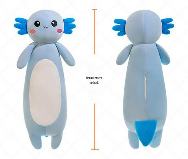 Four-Color Salamander Plush Pillow - Cute Long Doll