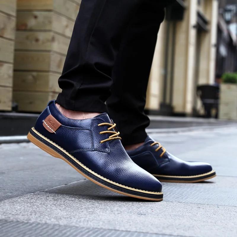 Casual Men Shoes Luxury Italian Style England Business Shoes Casual Comfort Shoes
