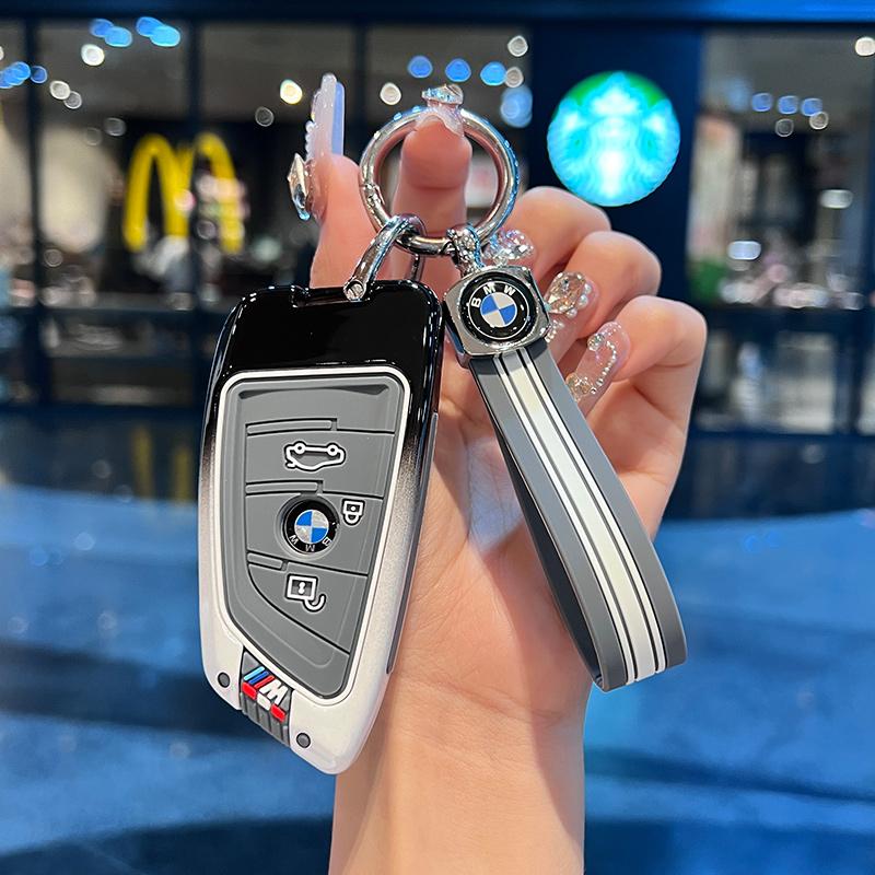 Hot 2025 Car Key Case Cover Shell for BMW X1 X3 X4 X5 F15 X6 F16 G30 7 Series G11 F48 F39 520 525 f30 118i 218i 320i Keychain Ac