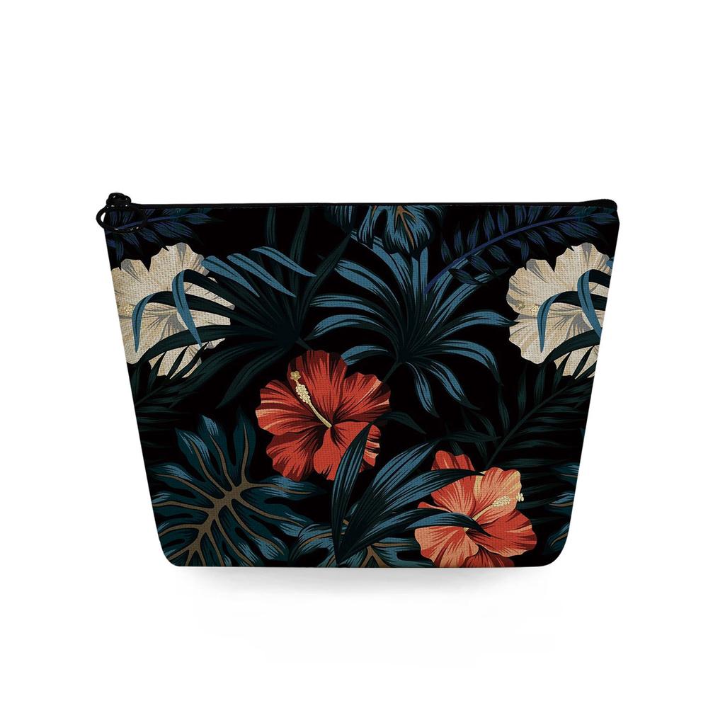Women Flower Print Cosmetic Bag Toiletries Organize Travel Storage Case 6747