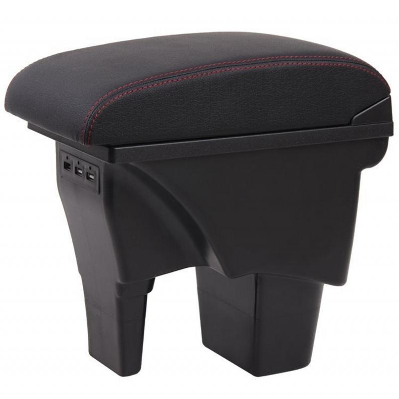 For Suzuki Vitara armrest box universal car center console caja modification accessories double raised with USB