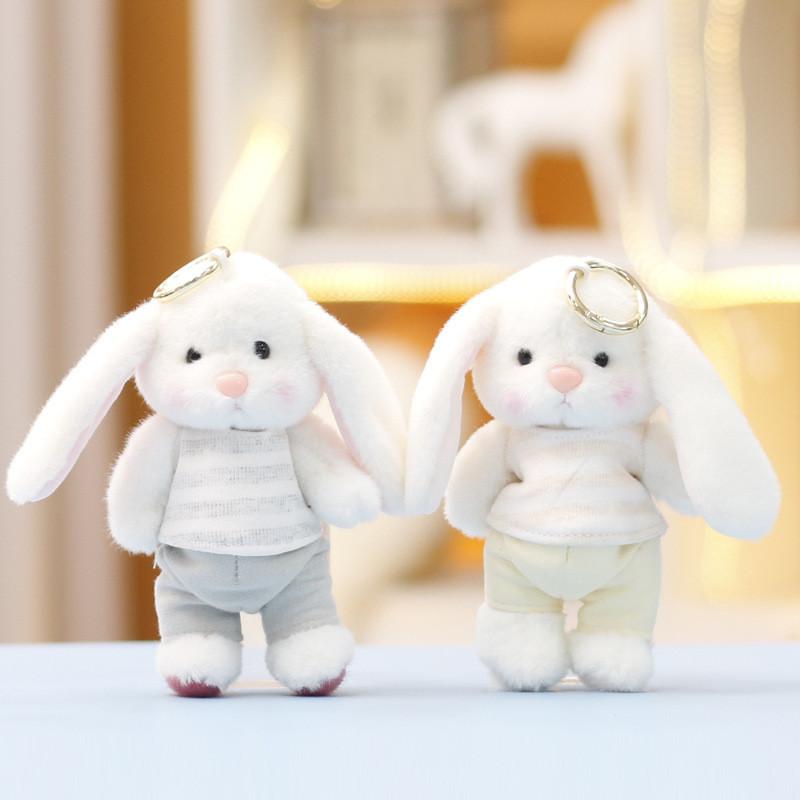 Plush Bear Toy Cute Cartoon Animal Keychain With Soft Pp Cotton For Girls Gift And Bag Decoration