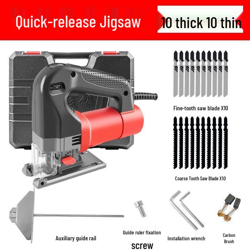Multifunctional Electric Handheld Jigsaw and Scroll Saw for Precise Wood Cutting