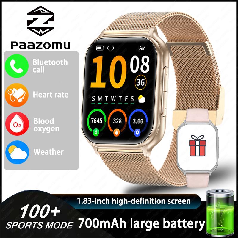 Brand new neutral sports smartwatch, collocation 700mAh large capacity battery, Bluetooth call, fitness tracker, Health monitor