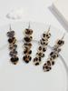 Sweet Valentine's Day Acrylic Drop Earring for Women Girls Fashion Glitter Heart Tassel Long Hanging Earrings Jewelry Gifts