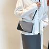Frozen Pu Square Shoulder Bag With Padded Interior For Daily Use