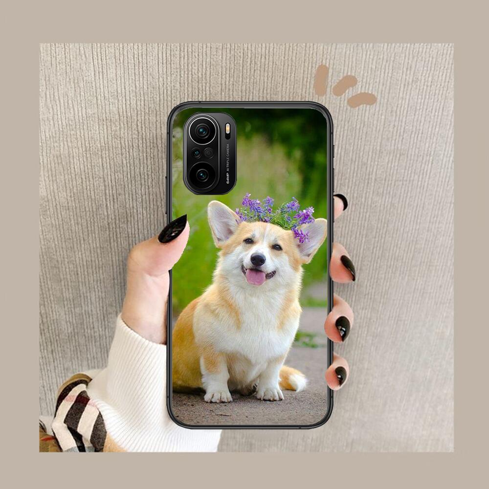 GYKZ Cartoon Shiba Inu Dog Phone Case For Xiaomi Redmi POCO F1 F2 F3 X3 Pro M3 9C 10T Lite NFC Black Cover Silicone Back Prett M