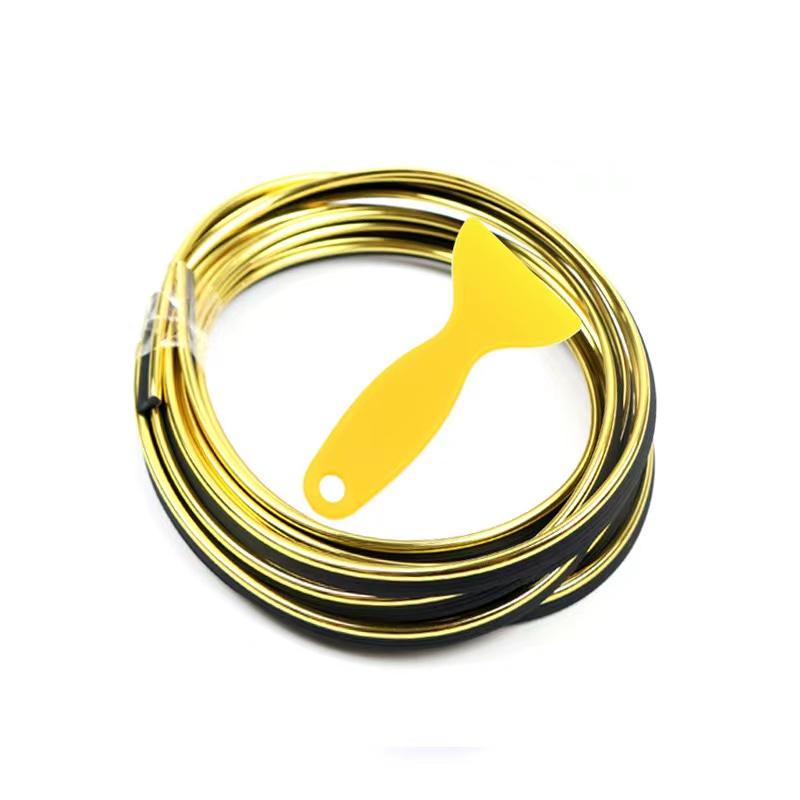 

5м мягкая полоса для украшения автомобиля, декоративная панель, дверь, моделирование автомобиля, полоса для украшения салона автомобиля, аксессуары