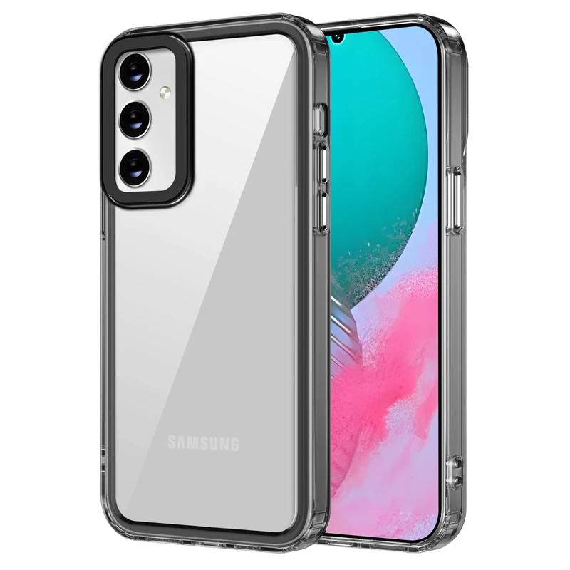Shockproof Clear Acrylic Case for Samsung Galaxy S21FE S20FE S23 S22 Plus Ultra M54 A73 A54 A34 A24 A13 A32 M33 M14 M32 53 Cover