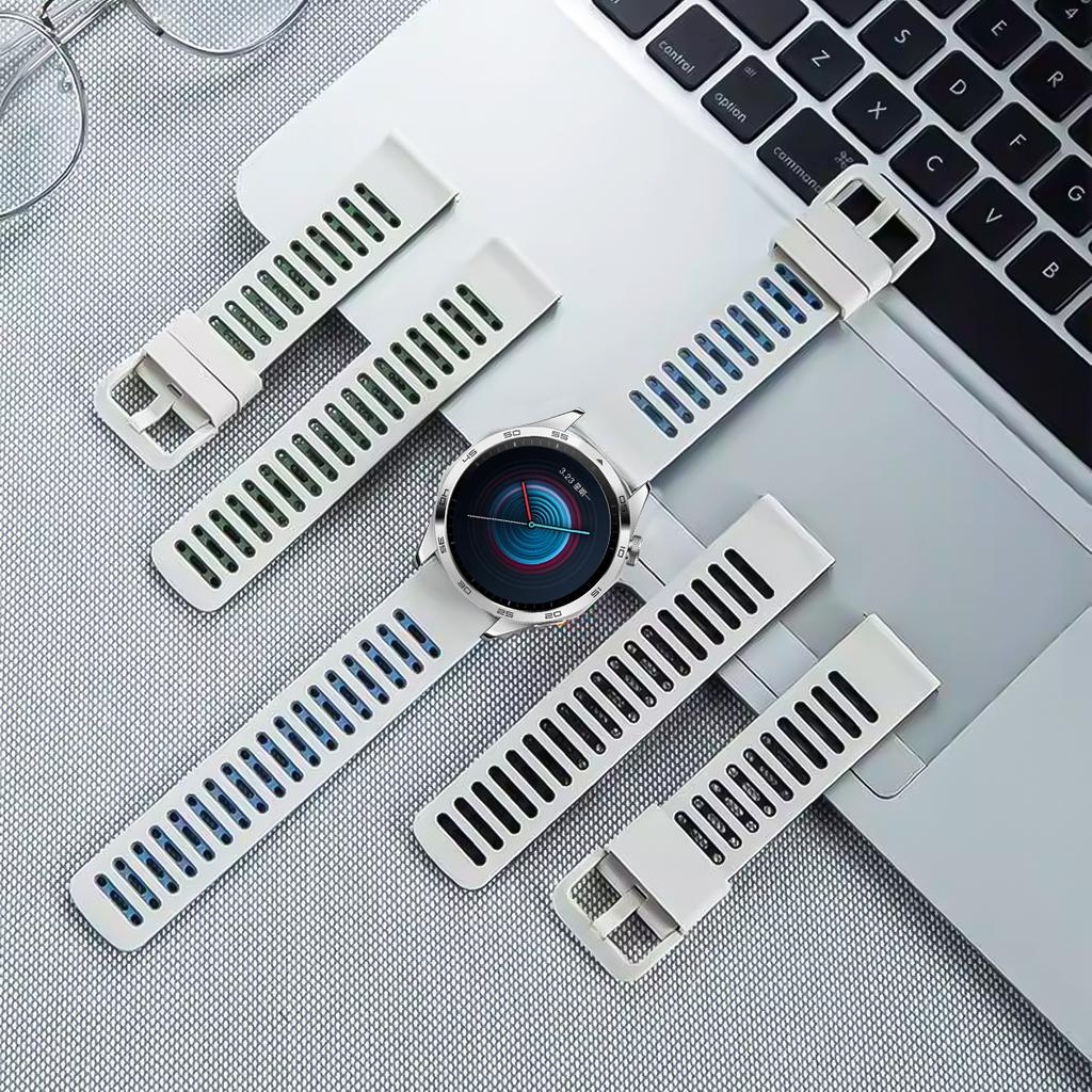 22mm Universal Strap For Huawei Watch GT 5 GT4 GT3 GT2 Gt2 Pro 46mm WATCH4 Pro Rubber Silicone Band for Xiaomi Watch Watchband