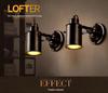 American Retro Industrial Cylinder Pendant Track Lamp
