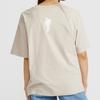 Uniqlo X Billie Eilish Letter Straight T-Shirt Women tops Light-Beige 430602-30