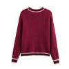 Spring 2025 Women's V-Neck Long-Sleeved Knit Sweater Coat