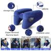 Breathable Design Travel Neck Pillow Inflatable Design H-Shaped Pillow U-Shaped Pillow  Car