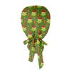 Festive Christmas Themed Adjustable Scrub Cap with Print Unisex Medical Surgical Hat with Sweatband