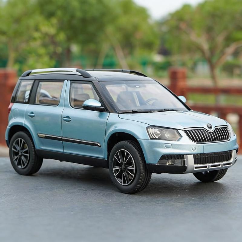 AAABW1 1:18 SKODA Yeti SUV Alloy Car Model Diecast Metal City Off-road Vehicles Car Model High Simulation Collection Childrens Toy Gift