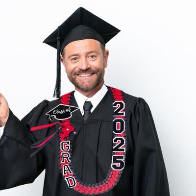 Yousheng 2025 Guirlandes de Diplôme Ruban Tressé Collier Guirlande Classe de 2025 Cadeaux de Diplôme pour Accessoires de Fête de Remise de Diplôme