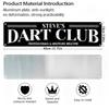 Custom Darts Club Metal Sign Personalized Name Wall Decor Man Cave Bar Game Room Plaque