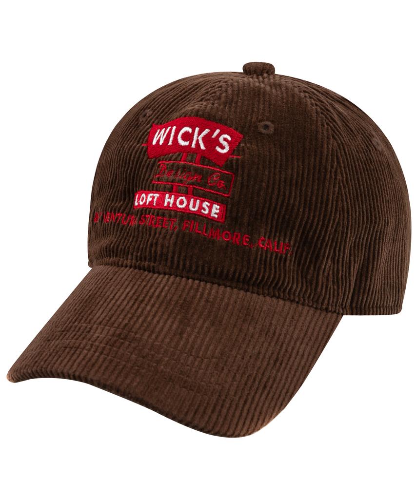 Wig 847 Ventura Corduroy Ball Cap
