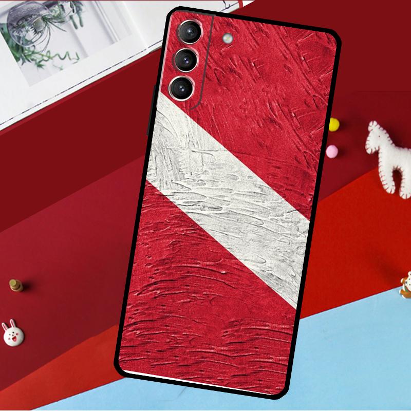 

Diver Down Diving Flag Funda For Samsung Galaxy S26 S25 S24 S22 S23 Ultra Plus S20 S21 FE S9 S10 S25 FE Phone Case Galaxy S20 Plus