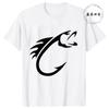 Summer Fishing Hook Printed T Shirts for Men Short Sleeve T-Shirt Tops Men's Tees Shirts Fashion Casual Fishing Lover Tshirt
