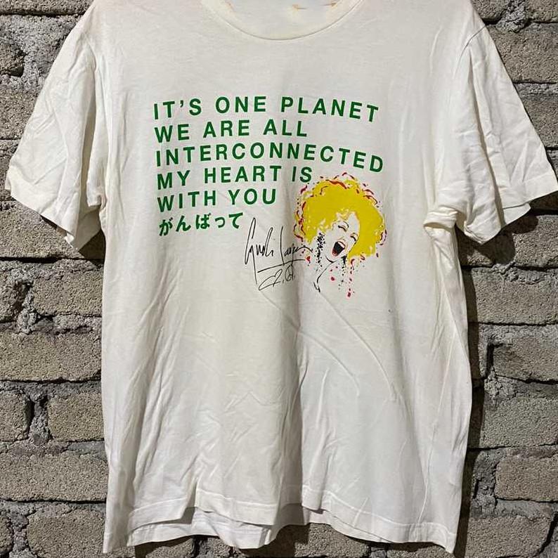 90s Cyndi Lauper white UNISEX T-shirt unisex All sizes 1F2564 Unisex T-Shirt S