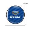 2Pcs Carbon Fiber Leather Car Coaster Water Cup Mat For Geely Galaxy L7 L6 Boyue Borui Coolray Non-slip Pad Interior Accessories