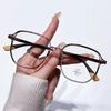 Ultra Light Large Frame Reading Glasses  Square Frame Presbyopia Glasses Clear Lens Blue Light Blocking Eye Protection Glasses