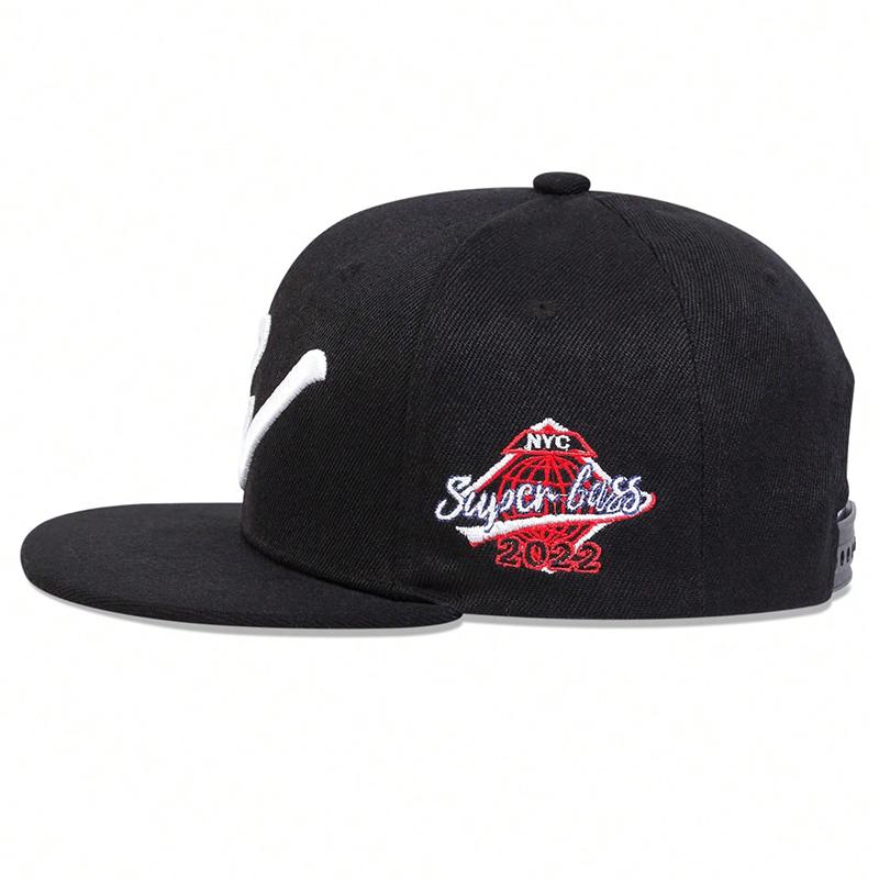 Unisex W Letter Embroidery Hip-hop Hats Spring Autumn Outdoor Adjustable Casual Baseball Caps Sunscreen Hat