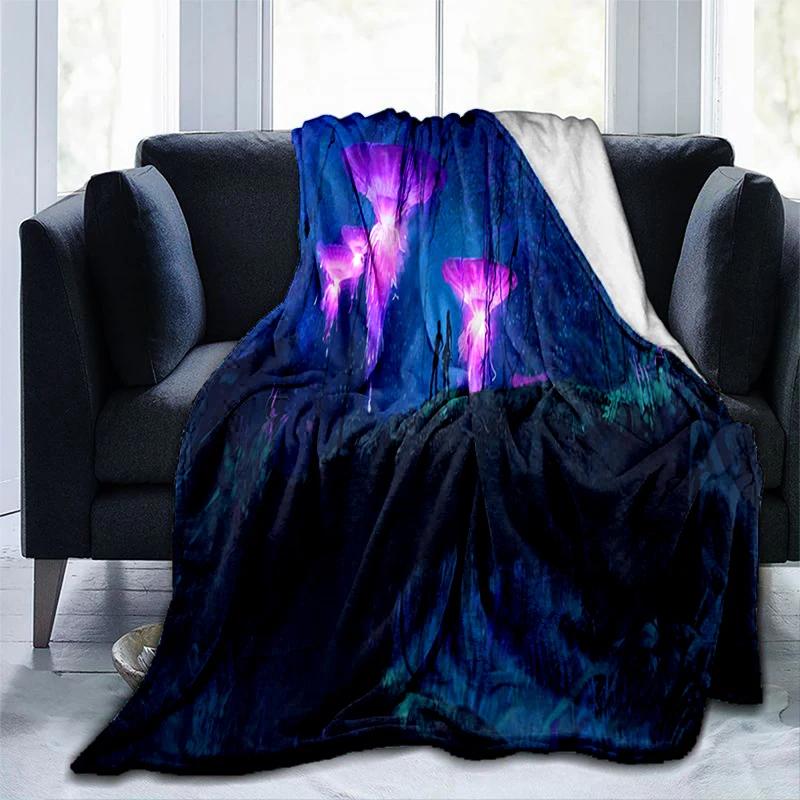 Avatar Film Gedruckte Weiche Warme Decke für Wohnzimmer Schlafzimmer Bett Sofa Couch Büro Geschenke Flanell Überwurfdecken