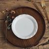 Round Wooden Serving Tray 21/27/30cm Wood Platte Decorative Tray for Coffee Home Table Breakfast Dinner Tea Food Tray