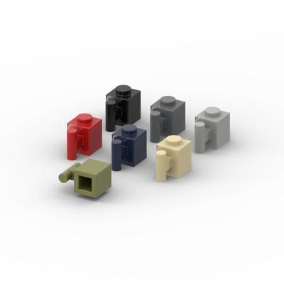 20pcs MOC Parts 2921 Brick Special 1 X 1 with Handle Compatible Bricks DIY Assmble Building Blocks Particle Kid Brain Toy Gift