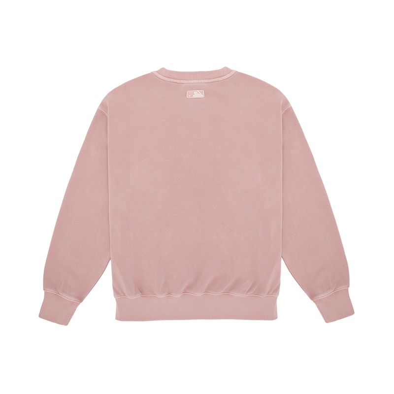 MLB New York Yankees Sweatshirt Unisex Light Peach Red 3AMTCN144-50PCL