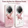 KADEM For Honor X60 Pro 5G/X9c 5G/Magic7 Lite 5G Case Dragonfly Kickstand TPU Flowers Glitter Phone Cover