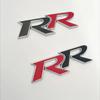 3D Metal RR Logo Car Front Grille Rear Trunk Emblem Badge Decals For Honda Civic Mugen Accord Crv City Hrv Sticker Accessories  JP8