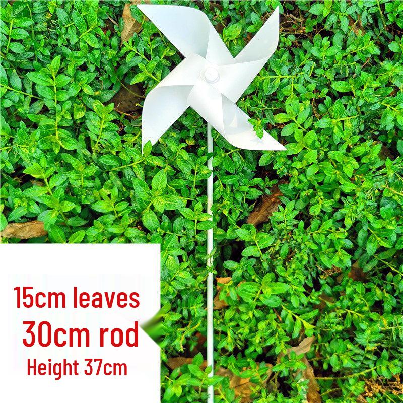Large White Four-Leaf Pinwheel Wedding Photo Prop and Outdoor Decoration